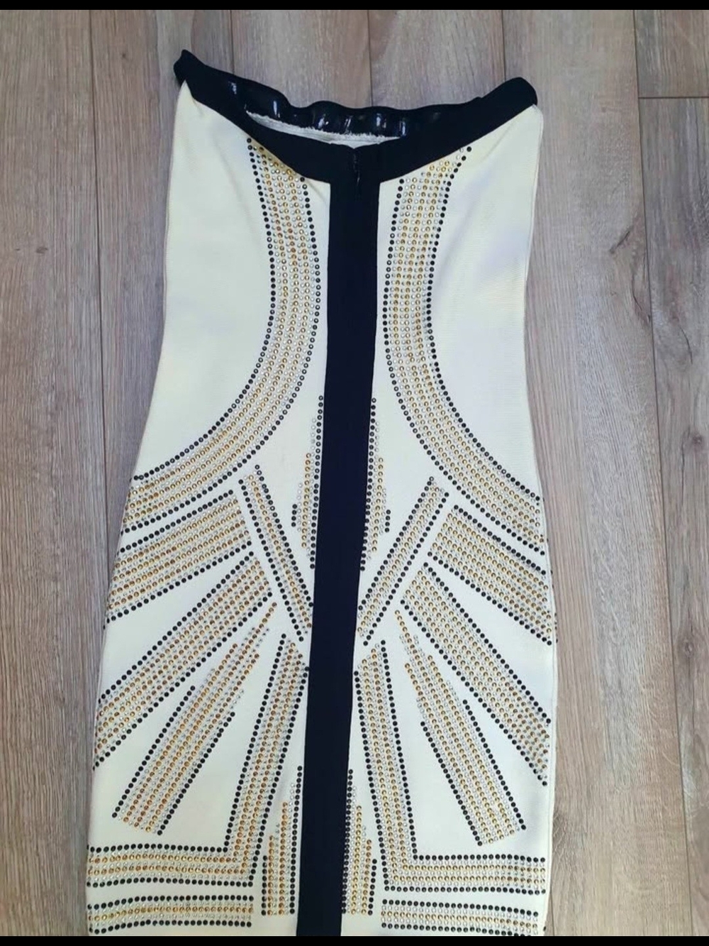 bebe Y2K strapless embedded mini party dress. Size S - Picture 4 of 6